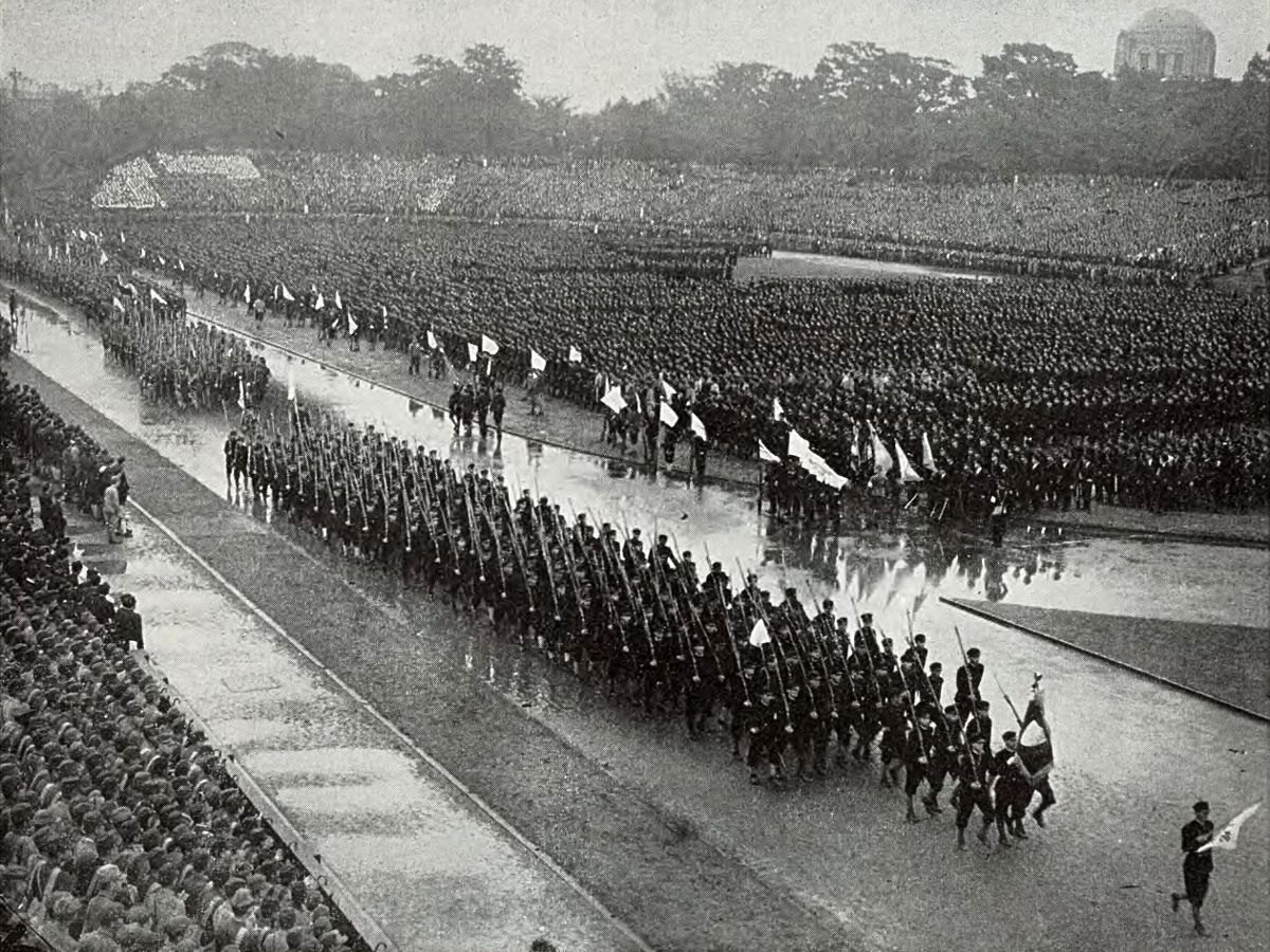 出陣学徒壮行会（1943年10月21日）