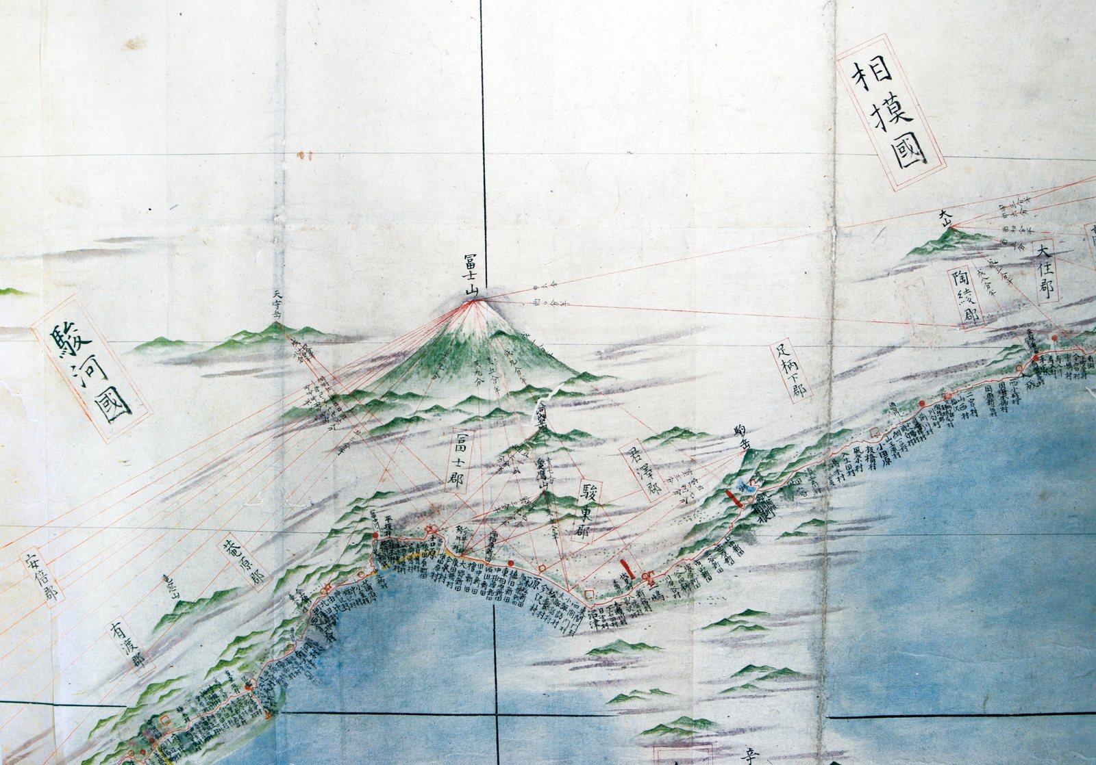 伊能図 中図 富士山付近