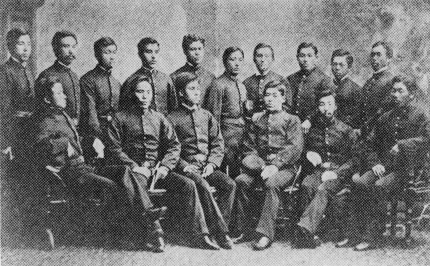 海軍兵学校卒業生の集合写真
